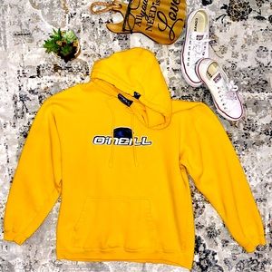 O’NEILL Yellow hoodie Medium